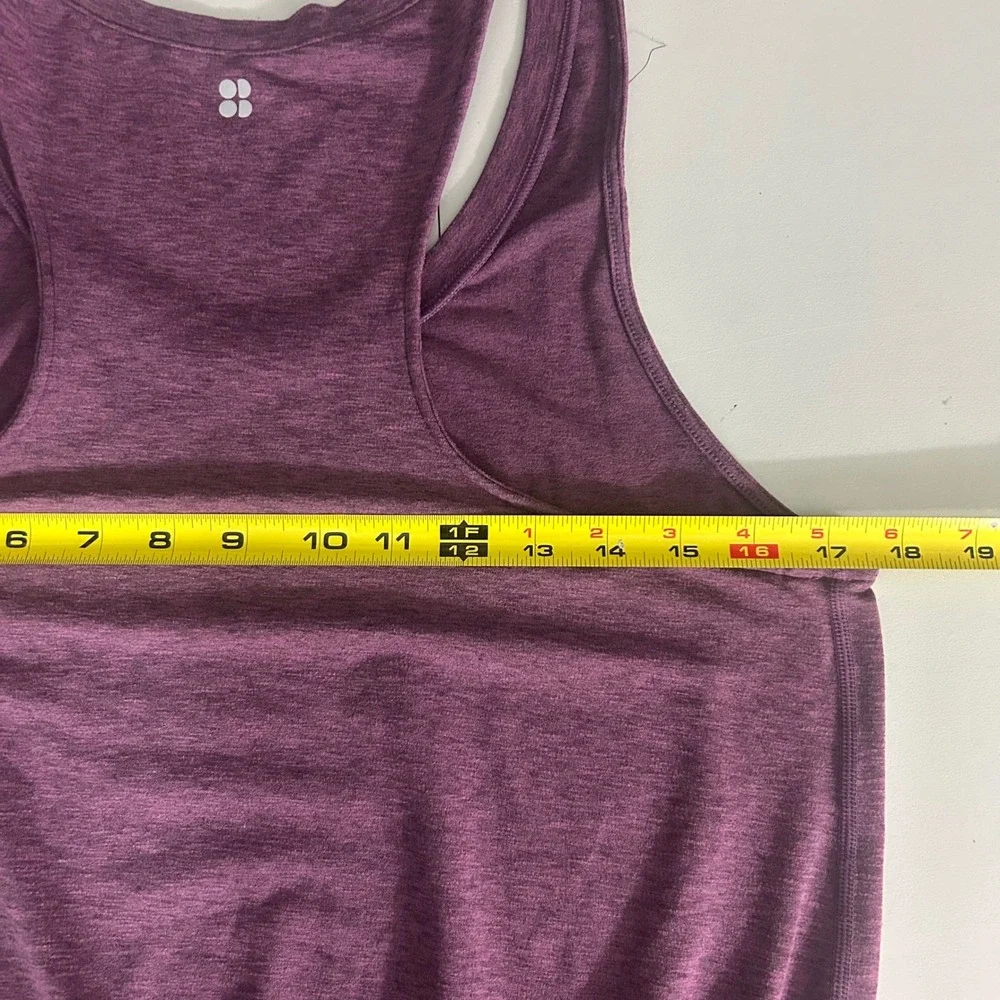 Sweaty Betty London Heathered Plum Racerback Jogger Jumpsuit Wome ns